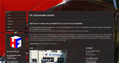 Desktop Screenshot of hf-automobile.de